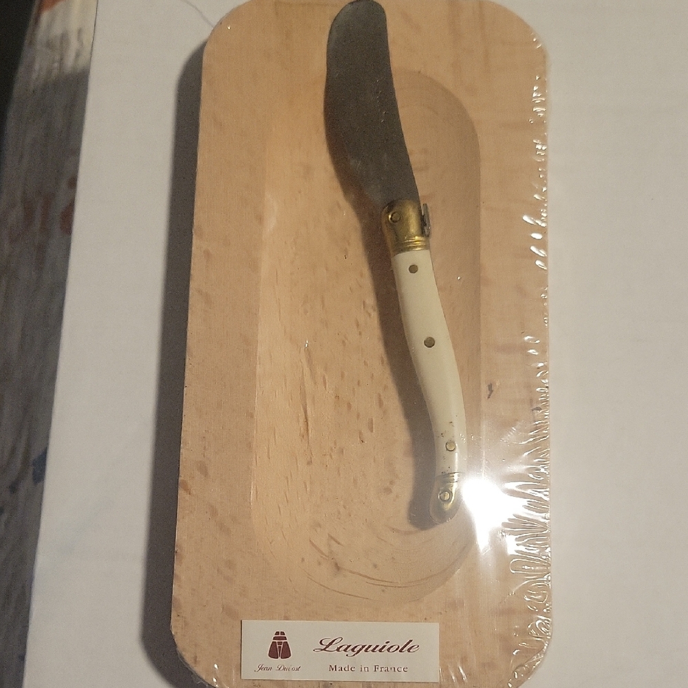 Laguiole Cream and Gold Cheese Knife
